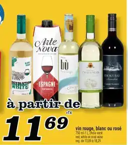 Marché Richelieu VIN ROUGE, BLANC OU ROSÉ | RED, WHITE OR ROSÉ WINE offer