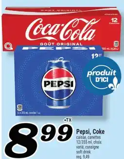 Marché Richelieu PEPSI, COKE SOFT DRINK offer