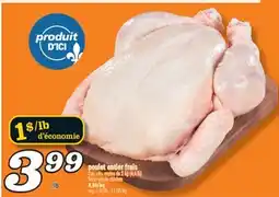Marché Richelieu POULET ENTIER FRAIS | FRESH WHOLE CHICKEN offer