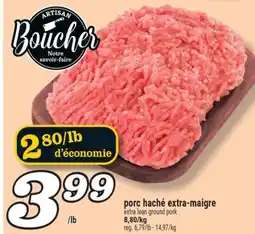 Marché Richelieu PORC HACHÉ EXTRA-MAIGRE | EXTRA LEAN GROUND PORK offer