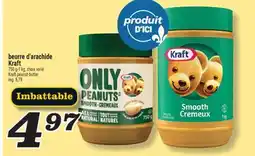 Marché Richelieu BEURRE D'ARACHIDE KRAFT | KRAFT PEANUT BUTTER offer