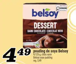 Marché Richelieu POUDING DE SOYA BELSOY | BELSOY SOYA PUDDING offer