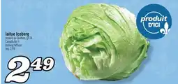 Marché Richelieu LAITUE ICEBERG | ICEBERG LETTUCE offer