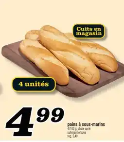 Marché Richelieu PAINS À SOUS-MARINS | SUBMARINE BUNS offer