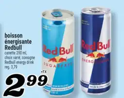 Marché Richelieu BOISSON ÉNERGISANTE REDBULL | REDBULL ENERGY DRINK offer