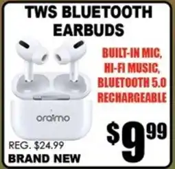 TechSource Tws bluetooth earbuds offer