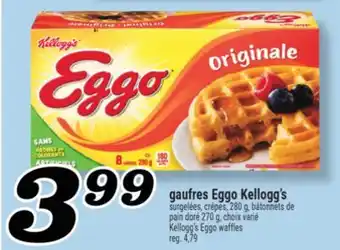 Marché Richelieu GAUFRES EGGO KELLOGG'S | KELLOGG'S EGGO WAFFLES offer