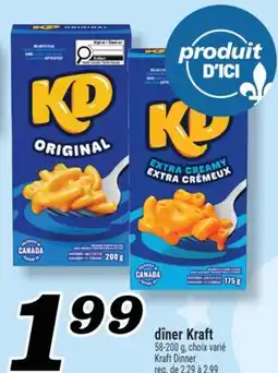 Marché Richelieu DÎNER KRAFT | KRAFT DINNER offer