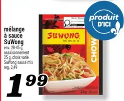 Marché Richelieu MÉLANGE À SAUCE SUWONG | SUWONG SAUCE MIX offer