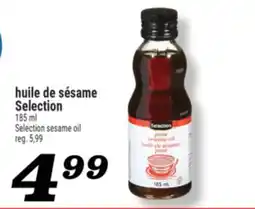 Marché Richelieu HUILE DE SÉSAME SELECTION | SELECTION SESAME OIL offer