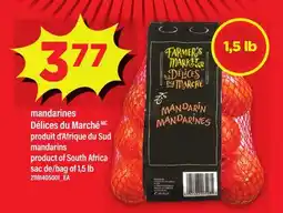 Maxi MANDARINES DÉLICES DU MARCHÉ | MANDARINS, sac de 1,5 lb offer