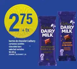 Maxi barres de chocolat Cadbury offer