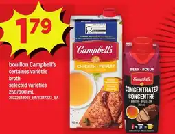 Maxi BOUILLON CAMPBELL'S | BROTH, 250/900 ML offer