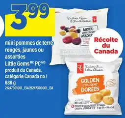 Maxi MINI POMMES DE TERRE ROUGES, JAUNES OU ASSORTIES LITTLE GEMS PC offer