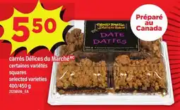 Maxi CARRÉS DÉLICES DU MARCHÉ | SQUARES, 400/450 G offer