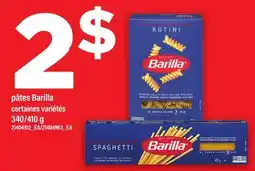 Maxi PÂTES BARILLA, 340/410 G offer