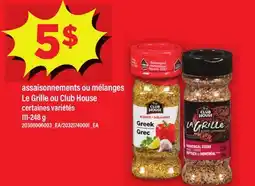 Maxi ASSAISONNEMENTS OU MÉLANGES LE GRILLE OU CLUB HOUSE offer