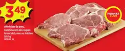 Maxi CÔTELETTES DE PORC, COMBINAISON DE COUPES offer