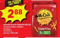 Maxi POMMES DE TERRE SUPERFRIES MCCAIN offer
