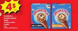 Maxi DRUMSTICK OU FRIANDISES GLACÉES NESTLÉ, 4 UN offer