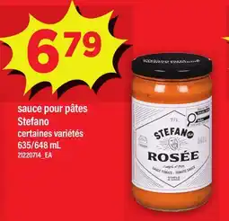 Maxi SAUCE POUR PÂTES STEFANO, 635/648 ML offer