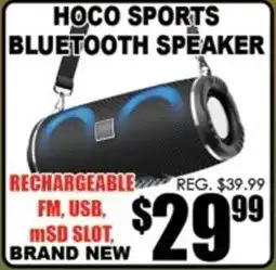 TechSource Hoco sports bluetooth speaker offer