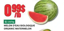 Marches Tau MELON D'EAU BIOLOGIQUE offer
