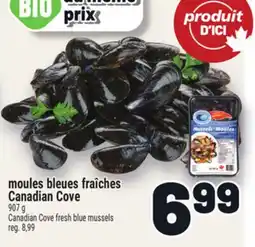 Metro MOULES BLEUES FRAÎCHES CANADIAN COVE | CANADIAN COVE FRESH BLUE MUSSELS offer