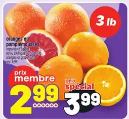 Metro ORANGES OU PAMPLEMOUSSES | ORANGES OR GRAPEFRUITS offer