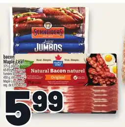 Metro BACON MAPLE LEAF | MAPLE LEAF BACON offer