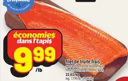 Metro FILET DE TRUITE FRAIS | FRESH TROUT FILLET offer