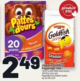Metro CRAQUELINS GOLDFISH PEPPERIDGE FARM | PEPPERIDGE FARM GOLDFISH CRACKERS offer