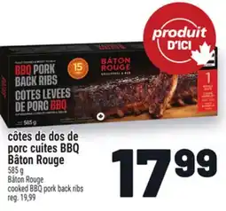 Metro CÔTES DE DOS DE PORC CUITES BBQ BÂTON ROUGE | BÂTON ROUGE COOKED BBQ PORK BACK RIBS offer