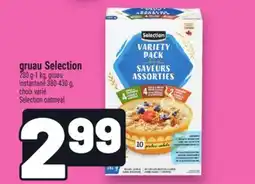 Metro GRUAU SELECTION | SELECTION OATMEAL offer