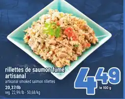 Metro RILLETTES DE SAUMON FUMÉ ARTISANAL | ARTISANAL SMOKED SALMON RILLETTES offer