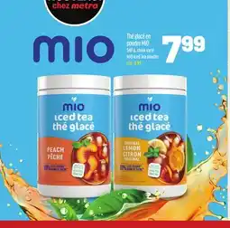 Metro THÉ GLACÉ EN POUDRE MIO | MIO ICED TEA POWDER offer