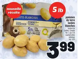 Metro POMMES DE TERRE LAVÉES BLANCHES | WASHED WHITE POTATOES offer