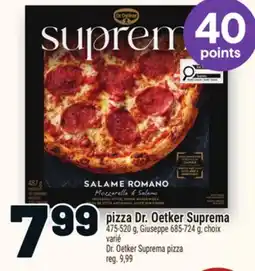 Metro PIZZA DR. OETKER SUPREMA | DR. OETKER SUPREMA PIZZA offer