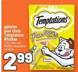 Metro GÂTERIES POUR CHATS TEMPTATIONS WHISKAS | WHISKAS TEMPTATIONS CAT TREATS offer