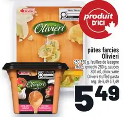 Metro PÂTES FARCIES OLIVIERI | OLIVIERI STUFFED PASTA offer
