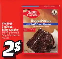 Metro MÉLANGE À GÂTEAU BETTY CROCKER | BETTY CROCKER CAKE MIX offer