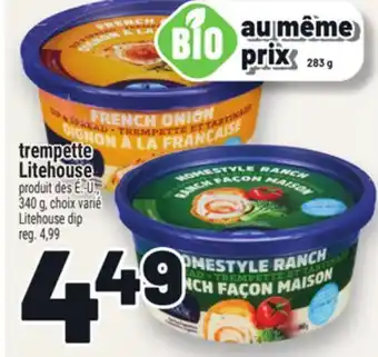 Metro TREMPETTE LITEHOUSE | LITEHOUSE DIP offer