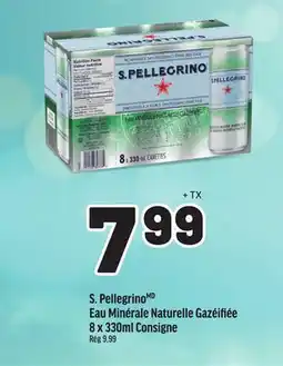 Metro S. PELLEGRINO EAU MINÉRALE NATURELLE GAZÉIFIÉE offer