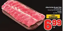 Metro CÔTES DE DOS DE PORC FRAIS | FRESH PORK BACK RIBS offer