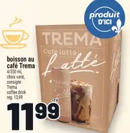 Metro BOISSON AU CAFÉ TREMA | TREMA COFFEE DRINK offer