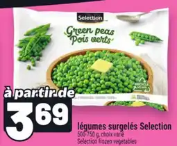 Metro LÉGUMES SURGELÉS SELECTION | SELECTION FROZEN VEGETABLES offer