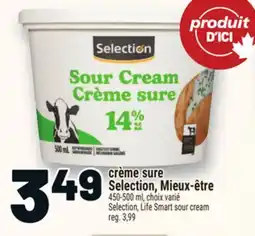 Metro CRÈME SURE SELECTION | SELECTION, LIFE SMART SOUR CREAM offer
