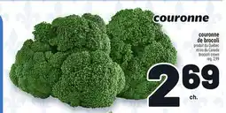 Metro COURONNE DE BROCOLI | BROCCOLI CROWN offer