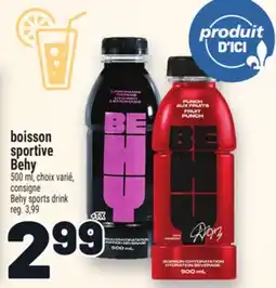 Metro BOISSON SPORTIVE BEHY | BEHY SPORTS DRINK offer