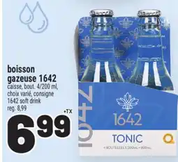 Metro BOISSON GAZEUSE 1642 | 1642 SOFT DRINK offer